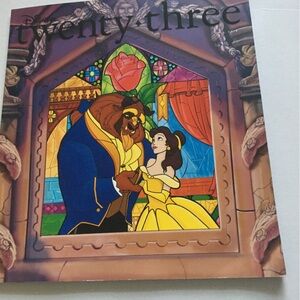 Disney Beauty and the Beast Stained Glass Art